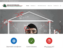 Tablet Screenshot of nccsystems.com